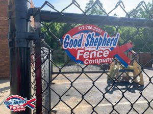 Black PVC coated chain link fence