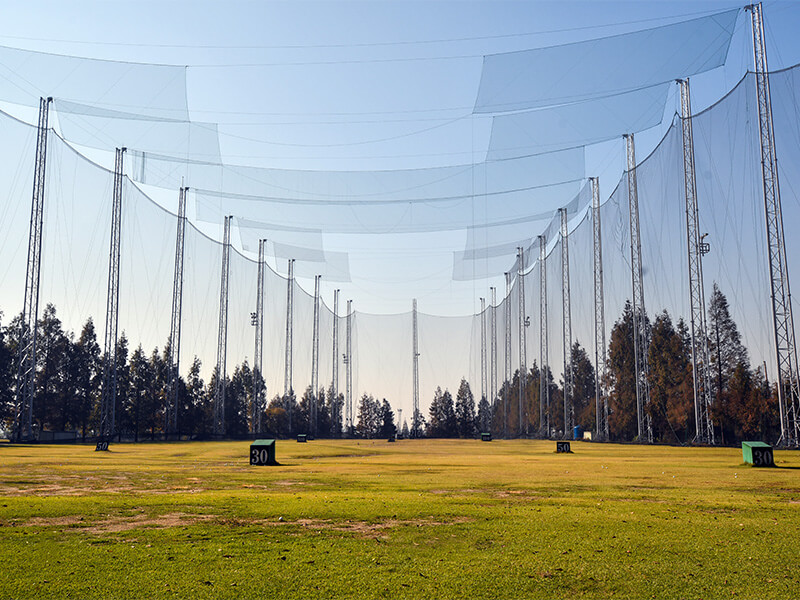 Photo of a netting solution from a Indianapolis fencing company