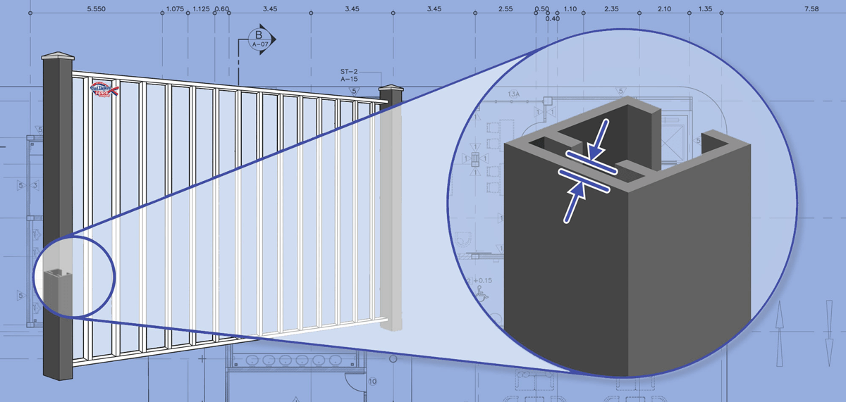 Commercial aluminum fence features popular with Indianapolis Indiana businesses