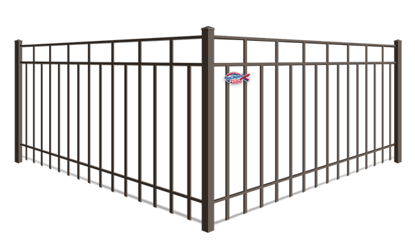 Decorative commercial aluminum fence company Indianapolis Indiana
