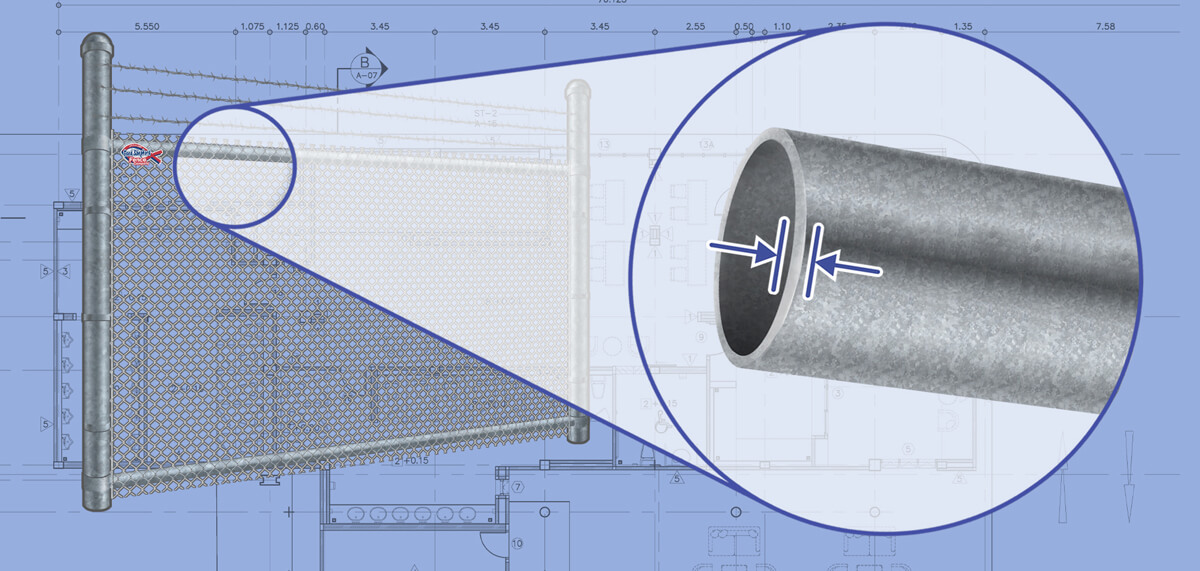 Commercial chain link fence features popular with Indianapolis Indiana homeowners