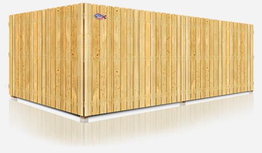 Stockade wood fencing in Indianapolis Indiana