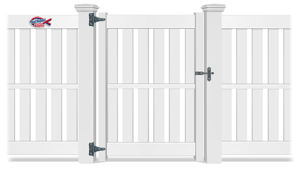 Standard Semi-Privacy vinyl gate contractor in Indianapolis Indiana