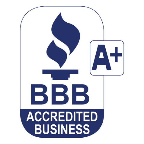 BBB Accredited Business A-plus rating badge