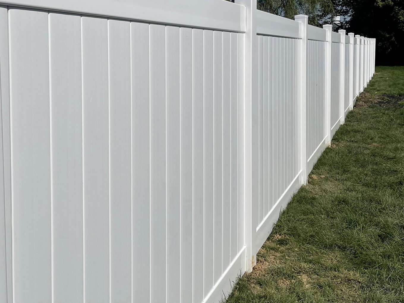 Plainfield Indiana vinyl privacy fencing