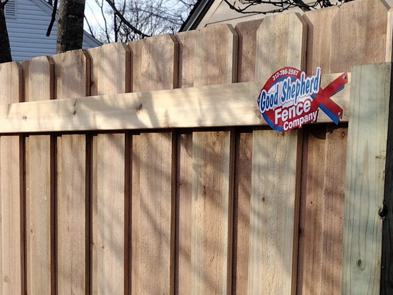Southport Indiana wood privacy fencing