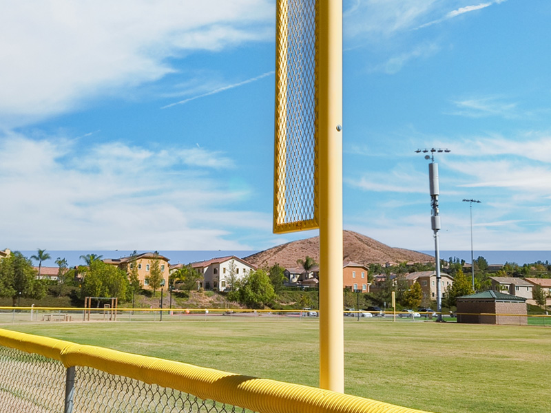 foul pole installation in Indianapolis Indiana