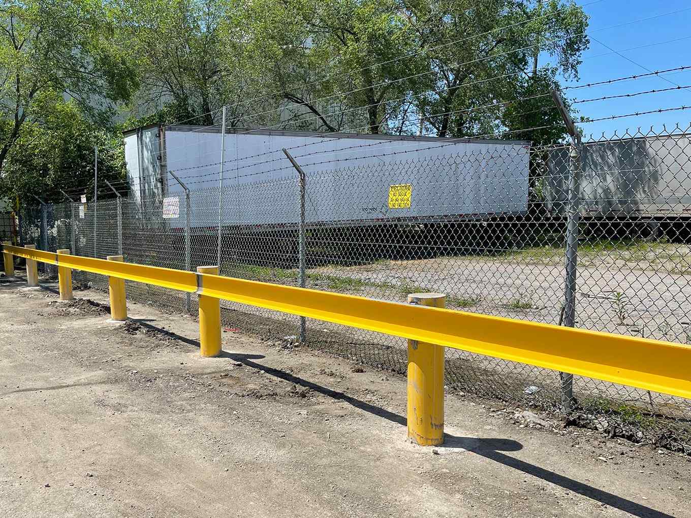 Commercial guardrails in Indianapolis, Indiana
