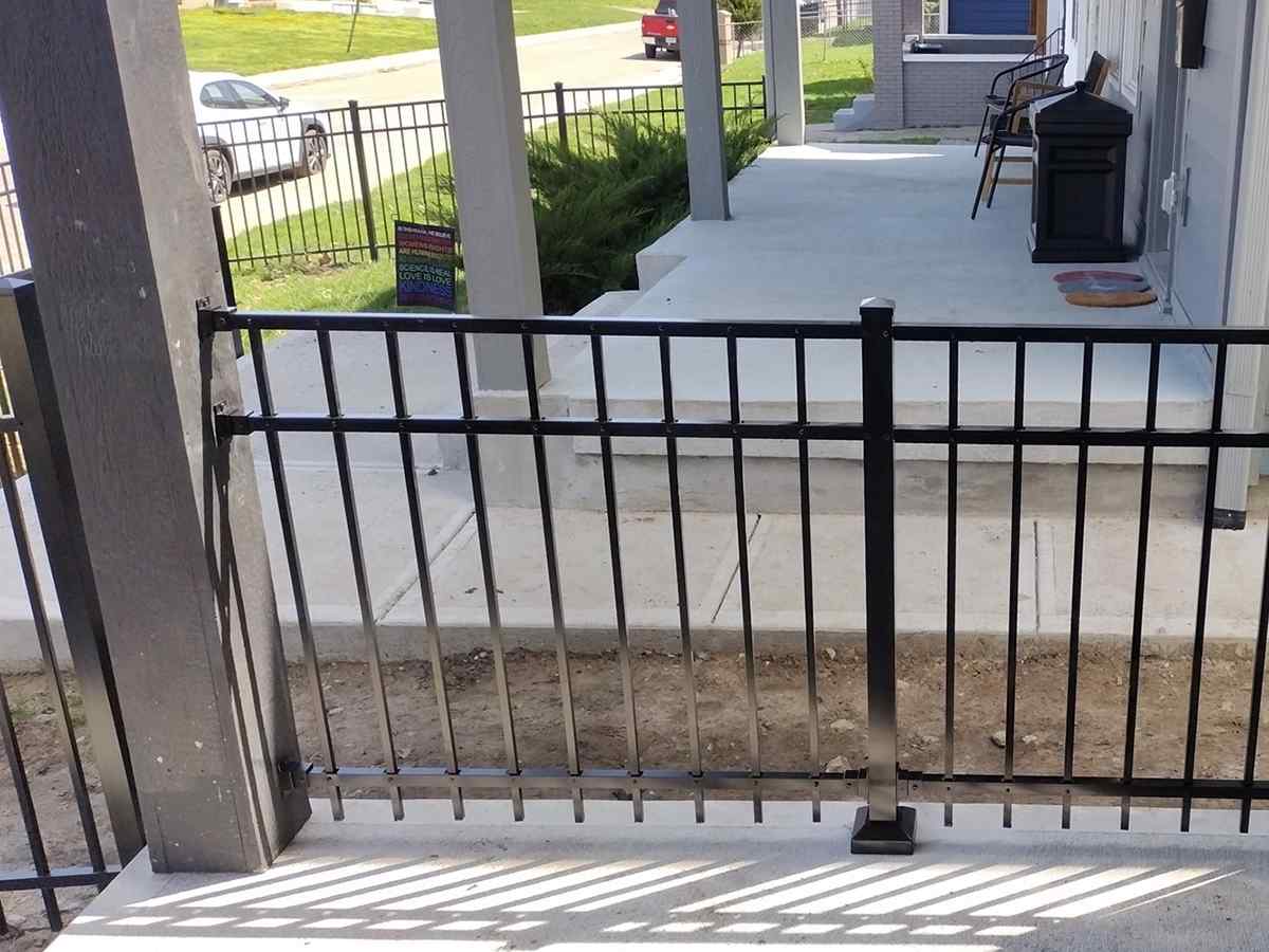 Residential railings custom made in Indianapolis, Indiana